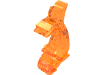 Набор LEGO Fish Ornamental, Прозрачный оранжевый