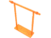 Набор LEGO Belville Swing, Прозрачный оранжевый