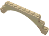 Набор LEGO Arch 1 x 12 x 3 Raised Arch, Tan