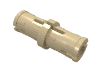 Набор LEGO Technic Pin with Friction Ridges Lengthwise and Center Slots, Tan