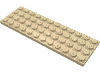 Набор LEGO Plate 4 x 12, Tan