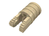 Набор LEGO Hinge Cylinder 1 x 2 Locking with 2 Click Fingers and Axle Hole, Tan