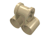 Набор LEGO Technic Axle and Pin Connector Perpendicular Double, Tan