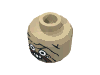 Набор LEGO Minifig Head Alien with SW Tusken Raider Print [Blocked Open Stud], Tan