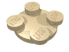 Набор LEGO Turntable 2 x 2 Plate - Top, Tan