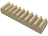 Набор LEGO Technic Gear Rack 1 x 4, Tan