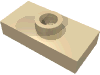 Набор LEGO Plate Special 1 x 2 with 1 Stud without Groove (Jumper), Tan