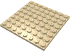 Набор LEGO Plate 8 x 8, Tan