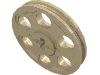 Набор LEGO Technic Wedge Belt Wheel [aka Pulley], Tan