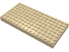 Набор LEGO Brick 8 x 16, Tan