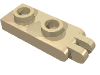 Набор LEGO Hinge Plate 1 x 2 with 2 Fingers and Hollow Studs, Tan
