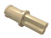 Набор LEGO Technic Axle Pin with Friction Ridges Lengthwise, Tan