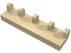 Набор LEGO Hinge Tile 1 x 4, Tan