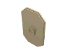 Minifig Shield Rectangular with Stud