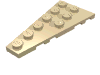 Набор LEGO Wedge Plate 6 x 3 Left, Tan