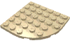 Набор LEGO Plate Round Corner 6 x 6, Tan