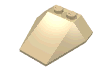 Набор LEGO Wedge 4 x 4 Triple without Stud Notches, Tan