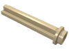 Набор LEGO Technic Axle 3 with Stud, Tan