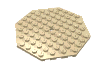 Набор LEGO Plate Special 10 x 10 Octagonal with Hole, Tan