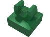 Набор LEGO Tile Special 1 x 1 with Clip with Rounded Edges, Зеленый