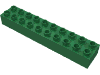 Набор LEGO Duplo, Brick 2 x 10, Зеленый