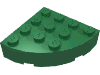 Набор LEGO Brick Round Corner 4 x 4 Full Brick, Зеленый