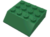 Набор LEGO Slope 45В° 4 x 4, Зеленый