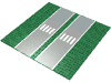 Набор LEGO Baseplate 32 x 32 Road 8-Stud Dual with Crosswalk Print, Зеленый