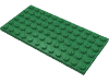 Набор LEGO Plate 6 x 12, Зеленый