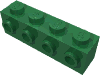 Набор LEGO Brick Special 1 x 4 with 4 Studs on One Side, Зеленый