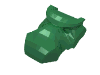 Набор LEGO Dinosaur Head Tyrannosaurus Rex, Jaw Top, Зеленый