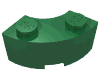 Набор LEGO Brick Round Corner 2 x 2 Macaroni with Stud Notch, Зеленый