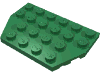Набор LEGO Wedge Plate 4 x 6 Cut Corners, Зеленый