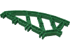 Набор LEGO Znap Beam 16, 14 Holes, Curved, Зеленый
