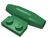 Набор LEGO Engine - Smooth, Small 1 x 2 Side Plate [With Axle Holders], Зеленый