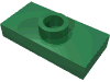 Набор LEGO Plate Special 1 x 2 with 1 Stud with Groove (Jumper), Зеленый