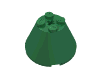 Набор LEGO Cone 4 x 4 x 2 [Axle Hole], Зеленый