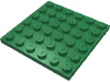Набор LEGO Plate 6 x 6, Зеленый