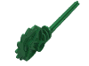 Набор LEGO Bionicle Weapon Long Axle Circular Saw Staff with Pin Hole, Зеленый