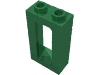 Набор LEGO Window 1 x 2 x 3 Train, Зеленый