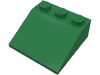 Набор LEGO Slope 33В° 3 x 3, Зеленый