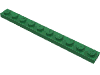 Набор LEGO Plate 1 x 10, Зеленый