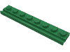Набор LEGO Plate Special 1 x 8 with Door Rail, Зеленый