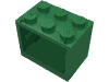 Набор LEGO Cupboard 2 x 3 x 2 with Solid Studs, Зеленый