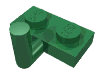 Набор LEGO Plate Special 1 x 2 with Arm Up [Horizontal Arm 6mm], Зеленый