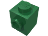Набор LEGO Brick Special 1 x 1 with Studs on 2 Sides, Зеленый