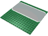 Baseplate 16 x 16 Driveway with Grey Drive/White Stripes Print