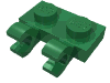 Набор LEGO Plate Special 1 x 2 with Clips Horizontal [Open O Clips], Зеленый