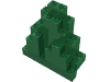 Набор LEGO Rock Panel Triangular 3 x 8 x 7 (aka LURP), Зеленый
