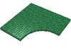 Набор LEGO Brick Special 24 x 24 without 12 x 12 Quarter Circle, Зеленый